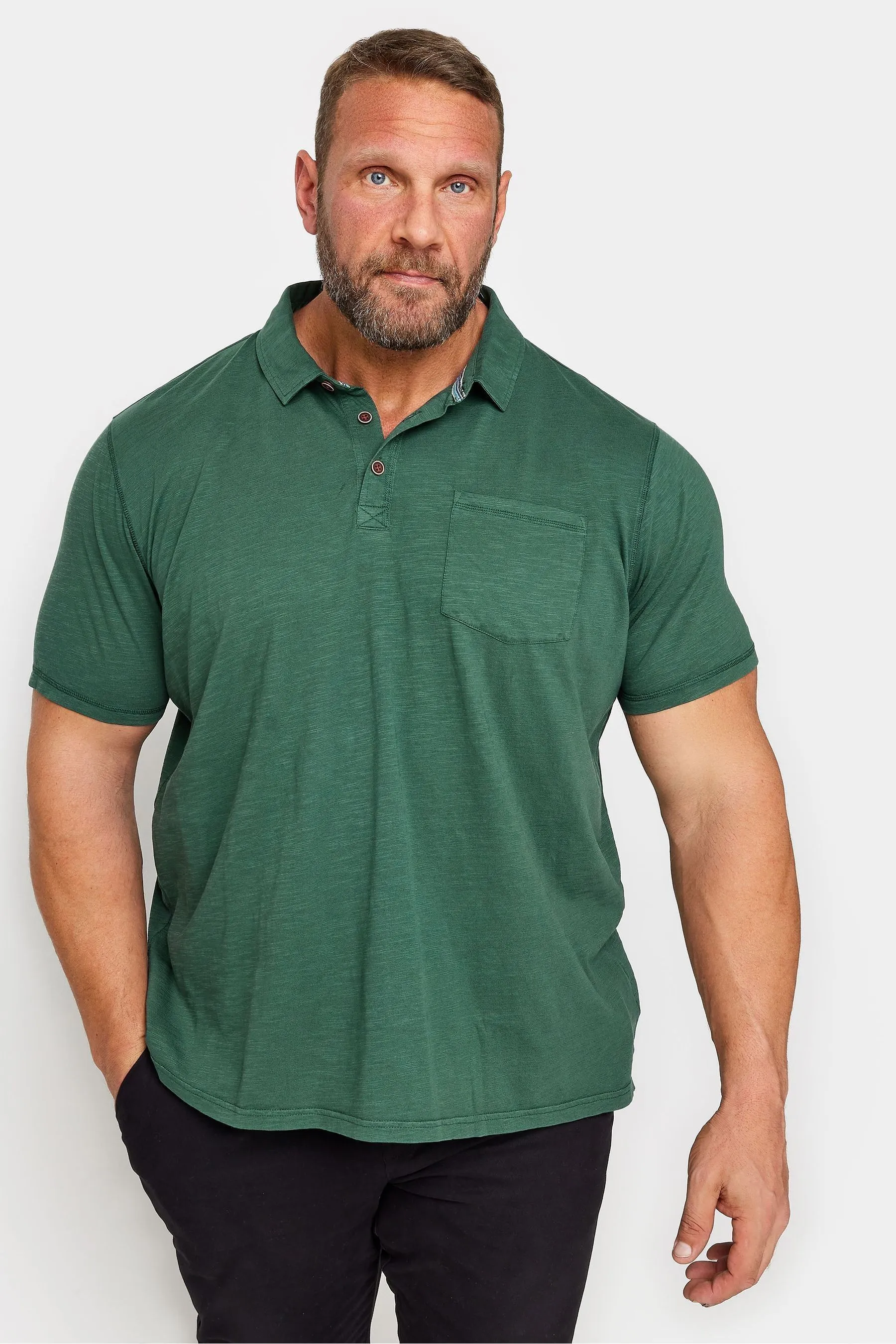 BadRhino Big & Tall - Polo fiammata